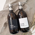 Personalised Minimalistic Labels hand soap, shower gel, lotion, etc. - Put A Name On It