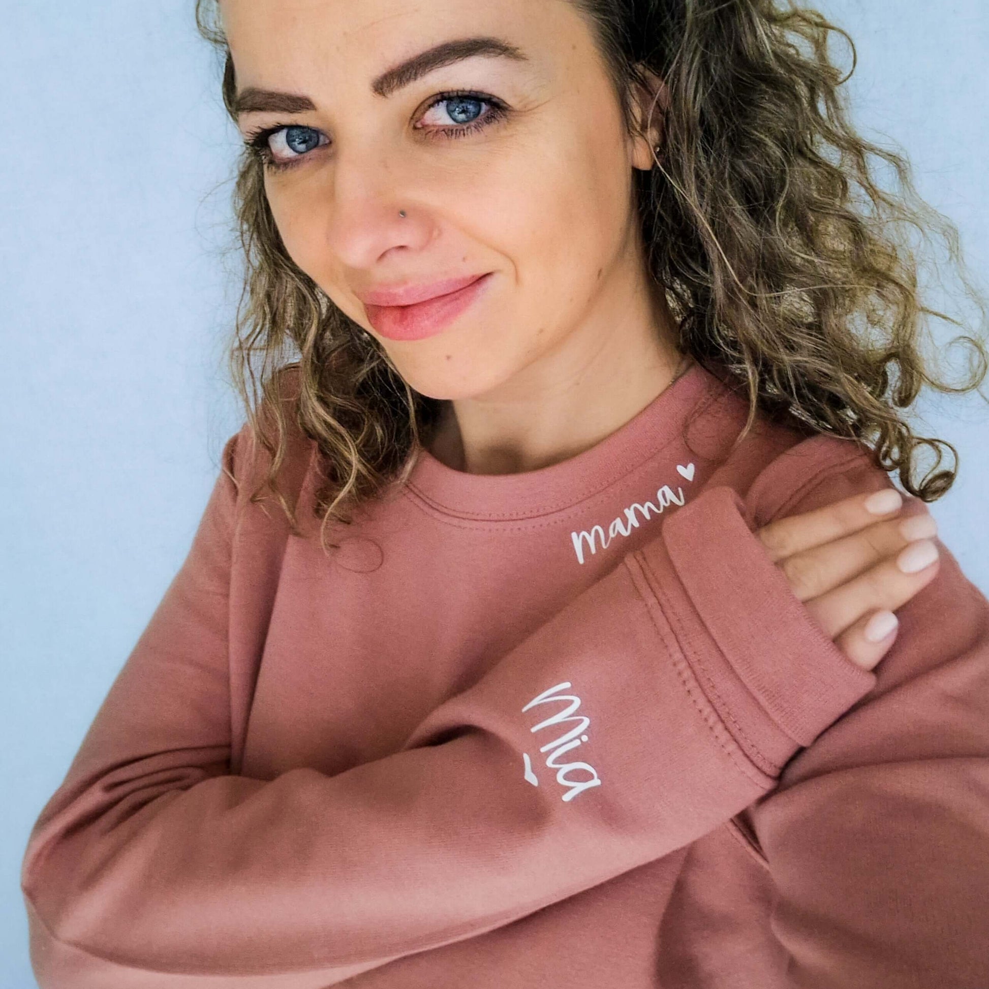 Personalised sweatshirt for mum, mummy, nana, auntie. - Put A Name On It