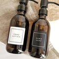 Personalised Square Labels for shampoo, conditioner, shower gel, etc. - Put A Name On It