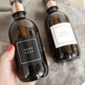 Personalised Square Labels for shampoo, conditioner, shower gel, etc. - Put A Name On It