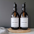 Personalised Labels for shampoo, hand soap, shower gel, lotion, etc. - Put A Name On It
