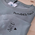 I Wear My Heart On My Sleeve Personalised Sweatshirt. - Put A Name On It