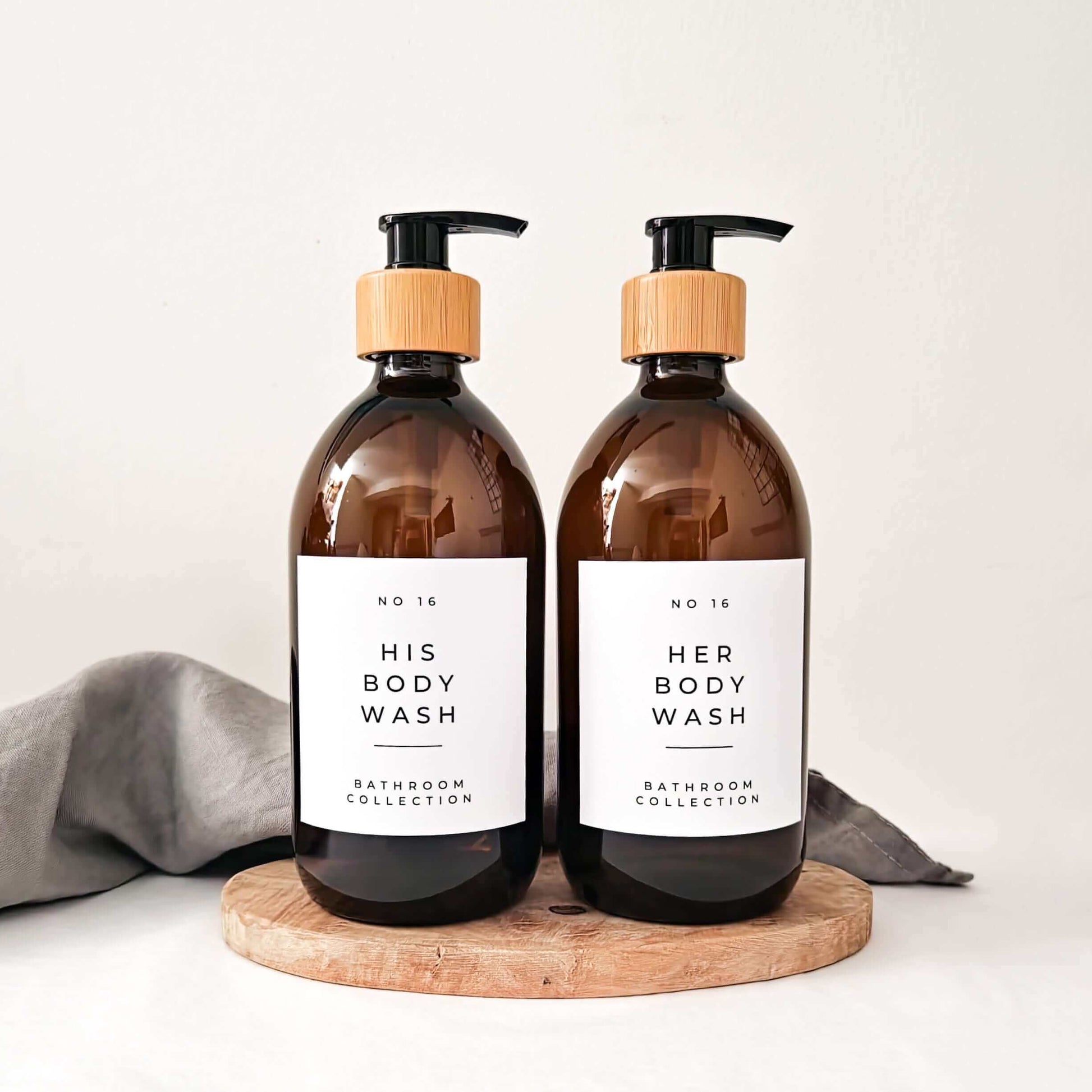 Personalised Labels for shampoo, conditioner, shower gel, lotion, etc. - Put A Name On It
