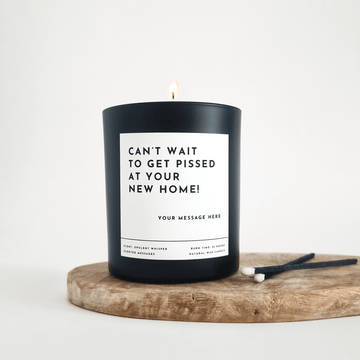 Funny New Home Candle. Homeowner gift. New Home Gifts. Funny Housewarming Gifts. - Put A Name On It