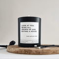 Personalised Funny New Home Candle. Homeowner gift.  Funny Housewarming Candle. - Put A Name On It