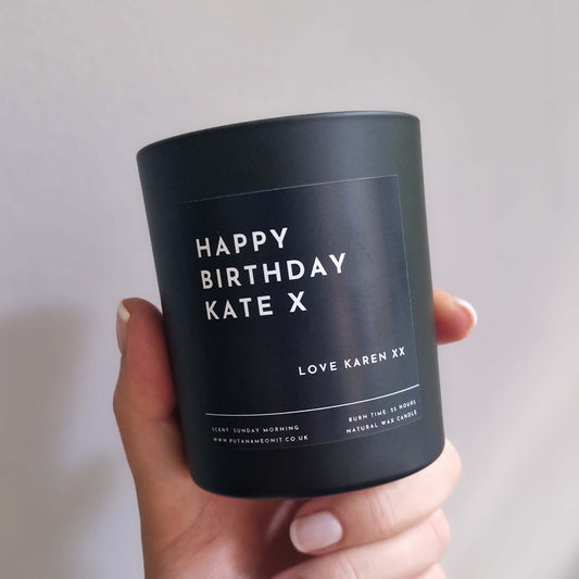 Personalised Birthday Candle. Personalised Gift For Friends. - Put A Name On It