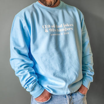 Personalised Sweatshirt for Dad | Custom Slogan Sweatshirt for Dads - Put A Name On It