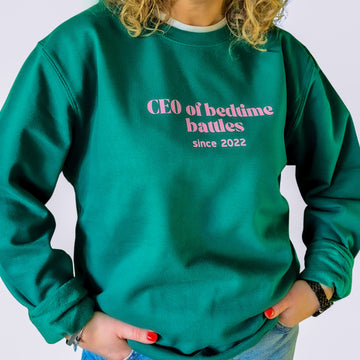 Custom Slogan Sweatshirt for Mum | Personalised Sweatshirt for Mums - Put A Name On It