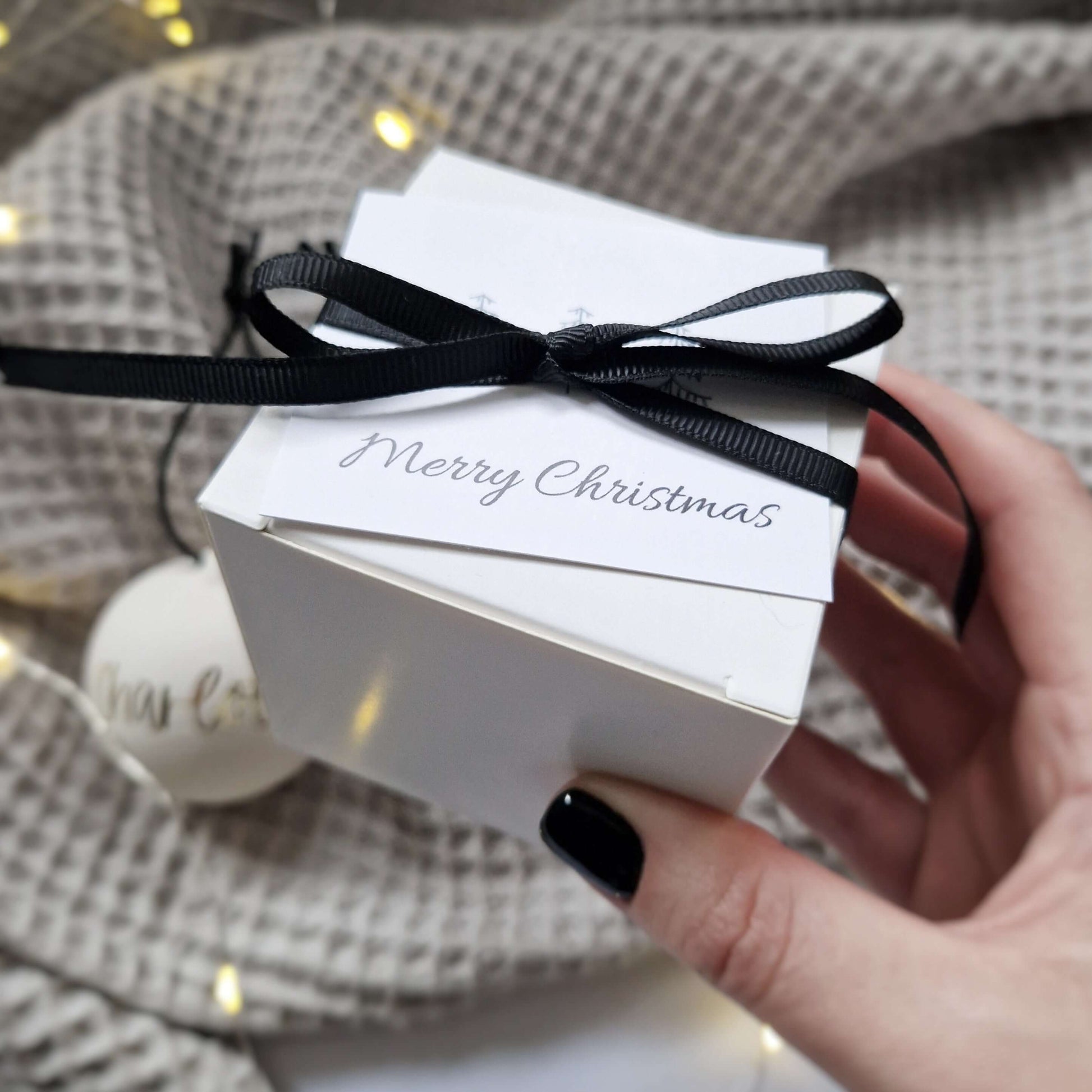 Personalised Ceramic Christmas Baubles. Christmas decorations. Christmas ornaments. Personalised ornaments. Christmas Gifts - Put A Name On It