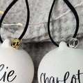 Personalised Ceramic Christmas Baubles. Christmas decorations. Christmas ornaments. Personalised ornaments. Christmas Gifts - Put A Name On It