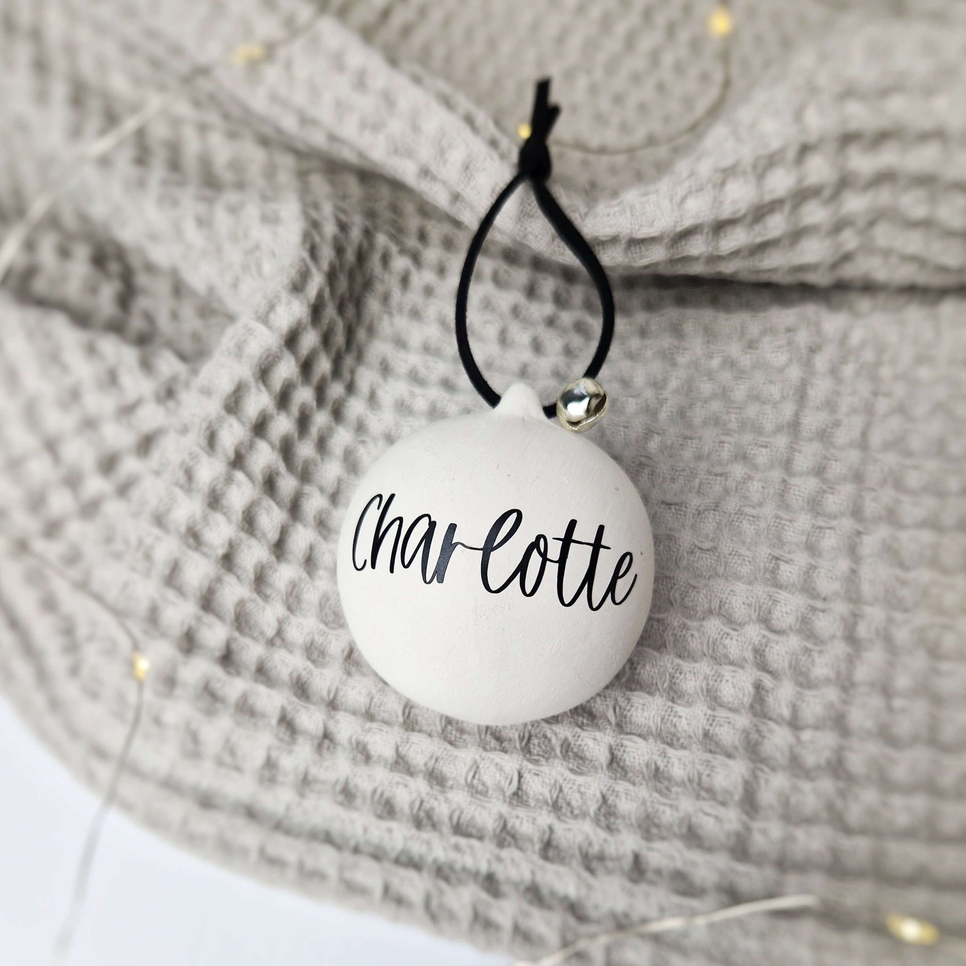 Personalised Ceramic Christmas Baubles. Christmas decorations. Christmas ornaments. Personalised ornaments - Put A Name On It