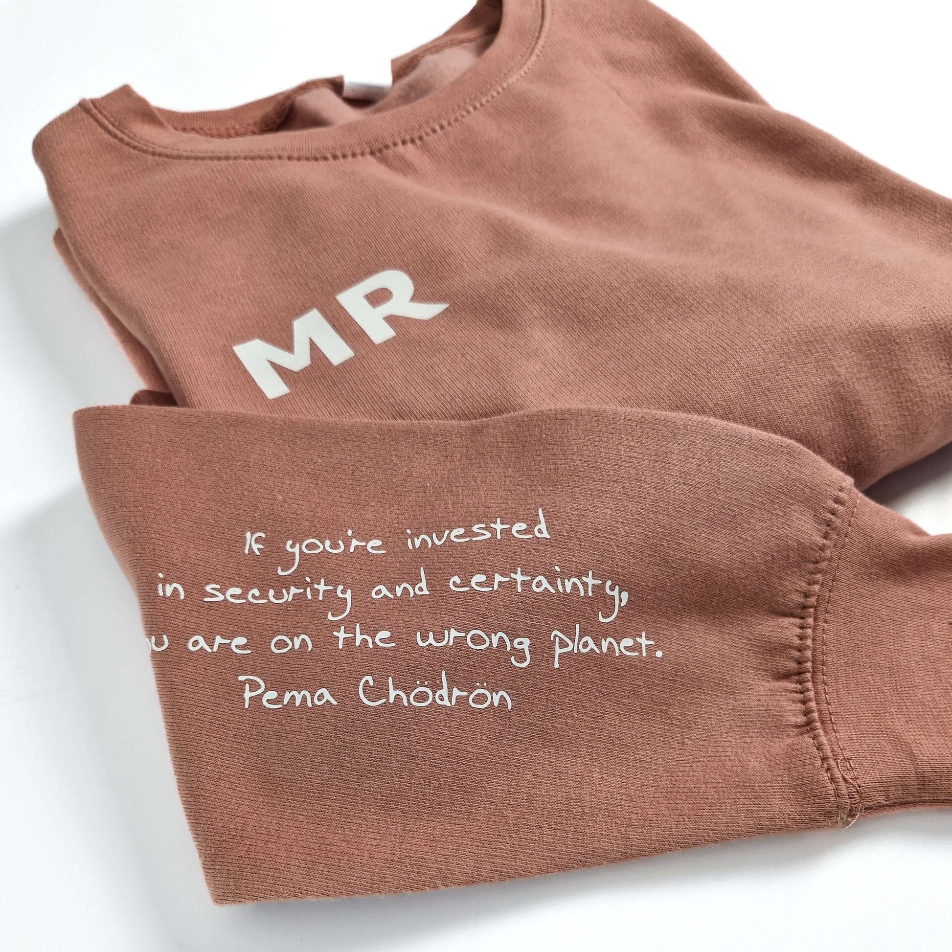 Personalised Sweatshirt with Your Favourite Quote. Personalised Quote Sweatshirt. - Put A Name On It