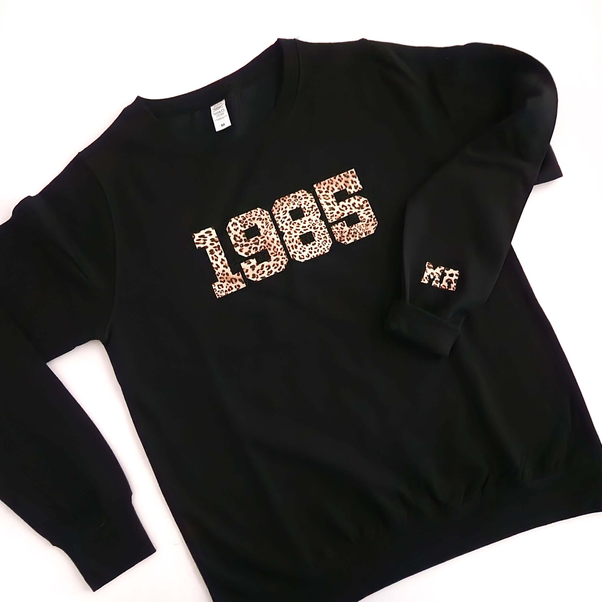 Personalised Year Sweatshirt with Personalised Initials. Ladies slogan sweatshirt. - Put A Name On It