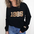 Personalised Year Sweatshirt with Personalised Initials. Ladies slogan sweatshirt. - Put A Name On It