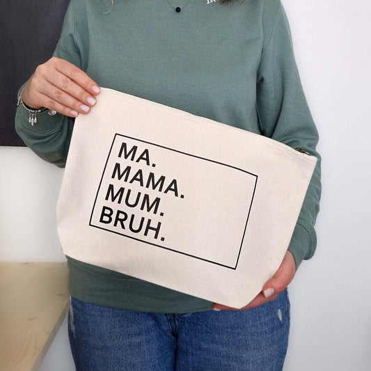 Make Up Pouch For Mum. Funny Make Up Bag For Mom. Accessories Pouch For Mum. - Put A Name On It