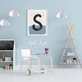Personalised Scandi inspired print. Initial Print. Custom Initial Wall Art. - MoNat&Bag