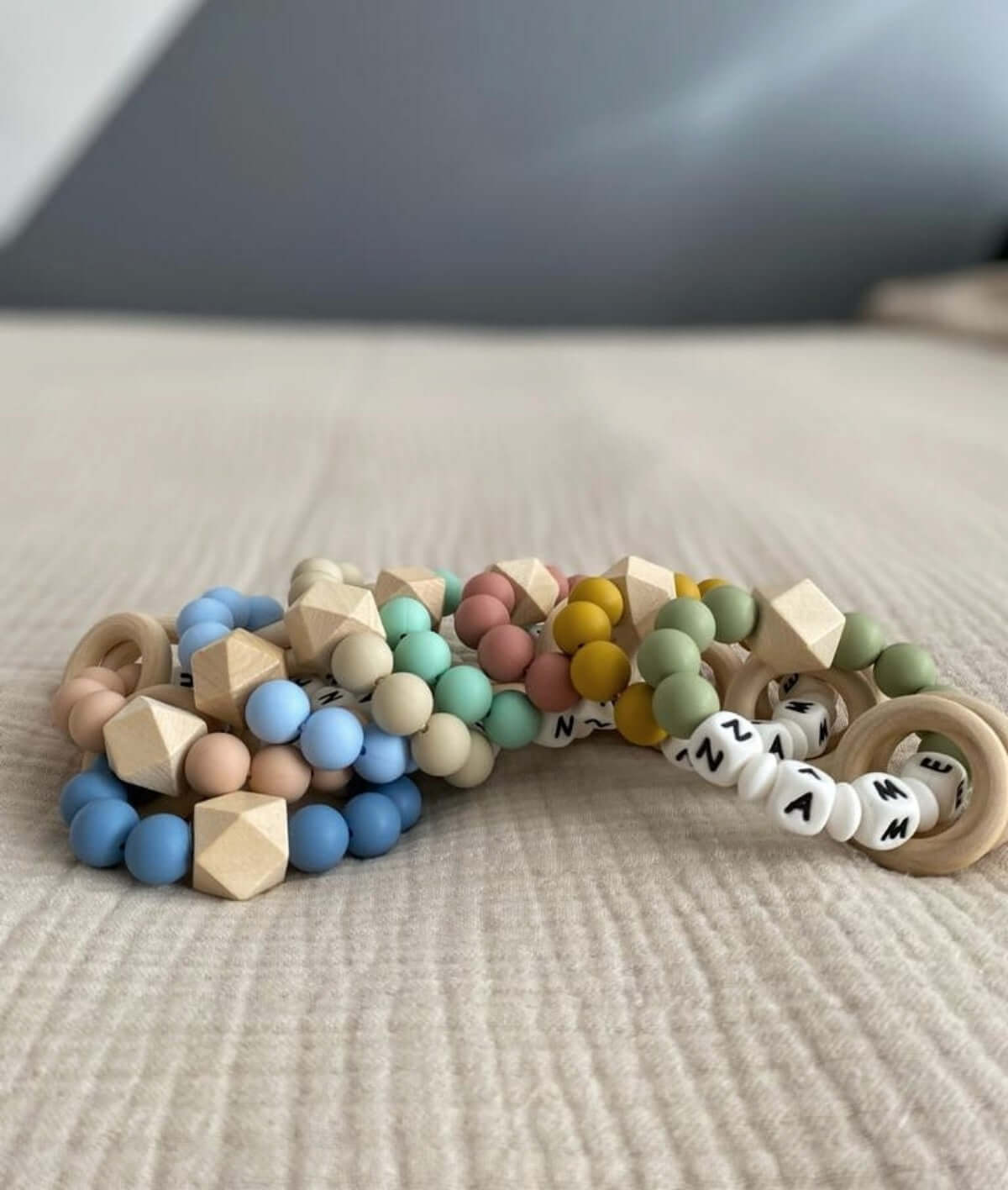 Personalised Baby Teether - MoNat&Bag
