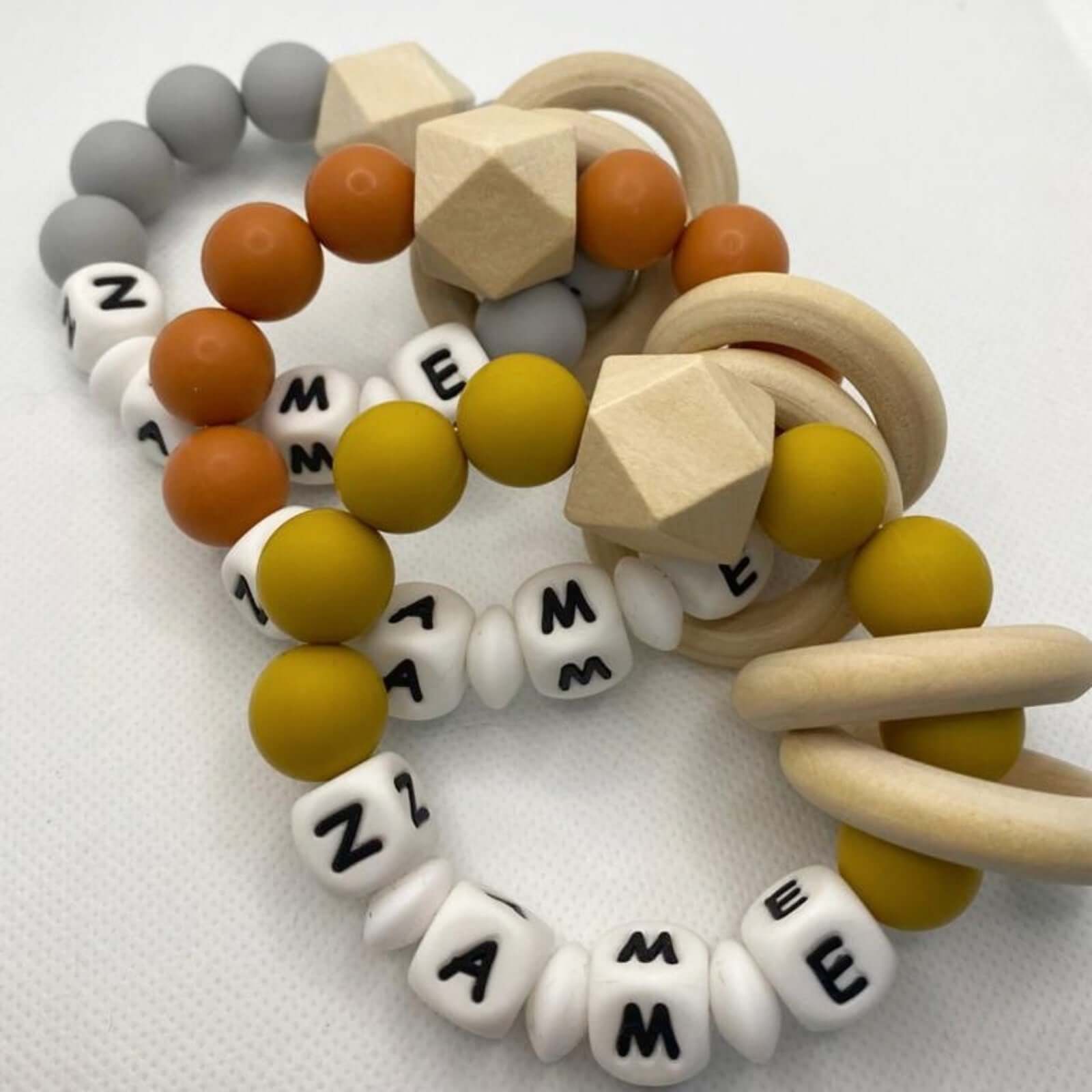 Personalised Baby Teether - MoNat&Bag