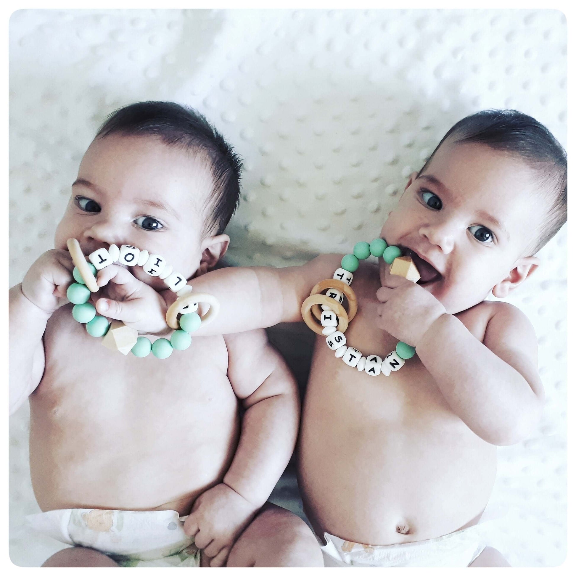 Personalised Baby Teether - MoNat&Bag